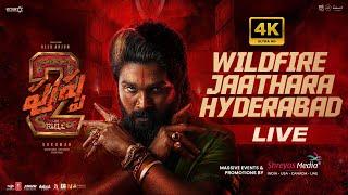  PUSHPA'S WILDFIRE JAATHARA - HYDERABAD LIVE 4K  | Allu Arjun, Sukumar, DSP, Rashmika Mandanna