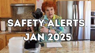 Safety Alerts Jan 2025