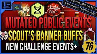 Mutated Events? Scout's Banner! Milk Man, Nuka-Connoisseur, Season 12, Cut Colas+ | Fallout 76 News