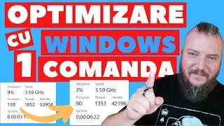 Cum sa OPTIMIZEZI WINDOWS 10 / 11 cu O COMANDA