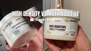 High Density vs. Puff Plastisol Screen Printing Ink | by Screenprintdirect.com