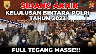 FULL TEGANG‼️ Sidang Akhir Kelulusan Bintara Polri 2023 #siswa #polisi #casis2022 #spn #indonesia