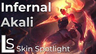 Infernal Akali - Skin Spotlight - League of Legends