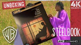 The Color Purple 4K UltraHD Blu-ray steelbook unboxing