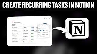 How To Create Recurring Tasks in Notion 2024! (Full Tutorial)