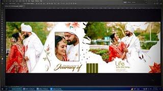 12x36 professional wedding album design 4K quality PSD EDITING #wedding #shadi #editing #edit #love