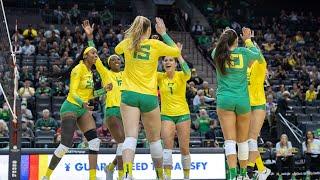 Washington State vs. No. 16 Oregon | Game Highlights | NCAA Women's Volleyball | 2022 Season