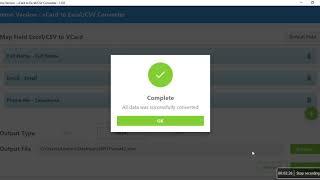 Convert VCF to CSV Software ( vCard to Excel Converter )