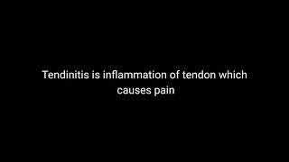 Tendinitis