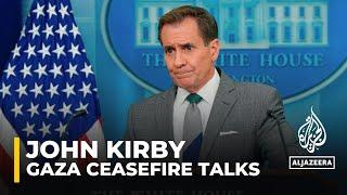 Al Jazeera talk to John Kirby on the situation in Gaza and US border crackdown