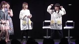 Clip about Kaede Hondo & Atsumi Tanezaki doing a "Punishment" Dance