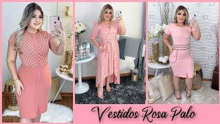 ️VESTIDOS ROSA-NUDE 2021 ️PINK DRESSES 2022 FASHION DRESSES 2021 PINK