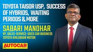 Toyota Taisor positioning, reducing delivery periods & more - Sabari Manohar | ​⁠@autocarindia1