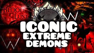 The MOST ICONIC Extreme Demons | GEOMETRY DASH