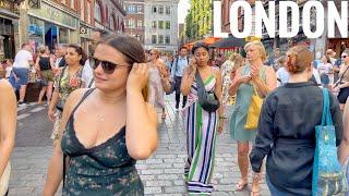 London City Summer Evening Walk, West End Vibes, Holborn, Covent Garden Streets to Leicester Square