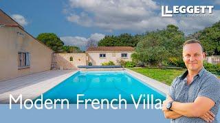 Outstanding French Villa with Garden, Heated Pool, and a Garage - Near Carcassonne, Aude, Occitanie