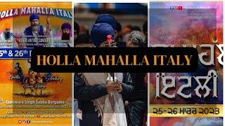 Holla Mahalla italy | 2023 | Gurdwara singh sabha cortenuova | vlog #support #motivation #subscribe