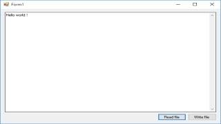C# Tutorial - How to read and write to text file | FoxLearn
