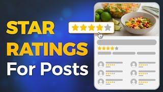 Star Ratings for Posts Add-On - Brilliant Directories ⭐️ Features and Benefits