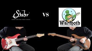 Suhr Classic Antique vs Warmoth Custom Strat