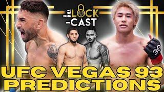 Perez vs Taira | UFC Vegas 93 Breakdown & Predictions | The MMA Lock-Cast #265