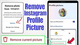 How to delete instagram profile picture completely 2023 | how to remove profile picture on Instagram