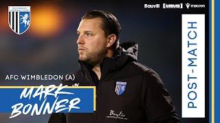 POST-MATCH | MARK BONNER REFLECTS ON DEFEAT AT AFC WIMBLEDON