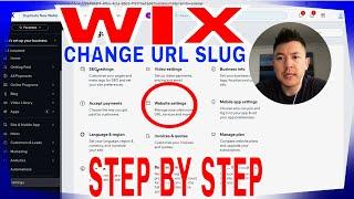   How To Change Wix Website Page URL Slug 