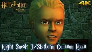 Harry Potter and the Chamber of Secrets PS2 'Night Sneak 3/Slytherin Common Room' Walkthrough (4K)