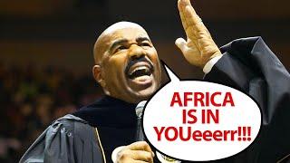 Steve Harvey Gets Real with Black America Preaches 'Africa is in You'