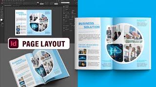 How to Page Layout Design in Adobe InDesign CC 2022 | Graphic Design Tutorials