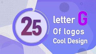 G collections logos 2021 | 25  G Letter logo | logo  design | adobe illustrator