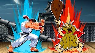 RYU VS CAPTAIN CAVEMAN!