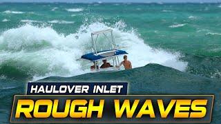 STORM HITTING FLORIDA !! FEW DARE TO FACE THESE WAVES AT HAULOVER INLET | BOAT ZONE