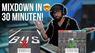 Verliere keine Zeit mehr beim Mixdown: So setzt Du Gruppen und Busse in Templates richtig ein