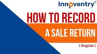 How to record Sale Return (English)