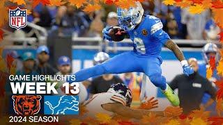 Chicago Bears vs. Detroit Lions | 2024 Week 13 Game Highlights