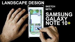 Landscape Design Sketch  with Samsung Note 10+