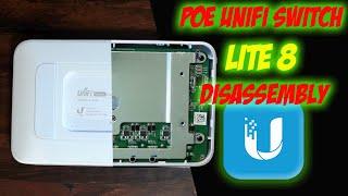 Ubiquiti Unifi Switch Lite 8 PoE Setup Review and Disassembly