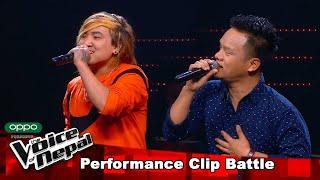 Nabin Vs Yog "Halla chalechha" Battle Round - The Voice of Nepal 2021