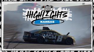 Kyle Busch wrecks while leading at Kansas | NASCAR