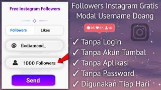 Cara Menambah Like Followers Instagram Gratis Tanpa Login dan Password 