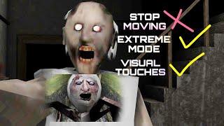 Stop Moving is not allowed in Granny v1.8 extreme mode with visual touches