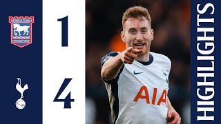 Ipswich Town 1-4 Tottenham Hotspur | Premier League Highlights | Brennan Johnson at the double!