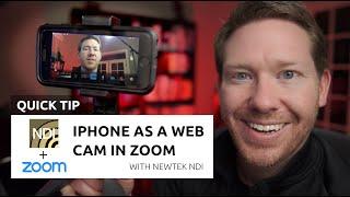 Use your iPhone or iPad as a Camera for Zoom video conferencing with no extra hardware