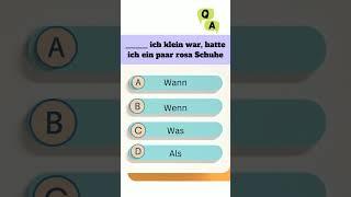 Wählen Sie die richtige Lösung. Deutsch Übungen Grammatik Deutsch quiz. #deutschlernen #learngerman