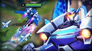 Mecha Galio Gameplay - Build & Runes - Wild Rift