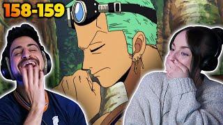 THE GREATEST SCENE EVER!!  *ONE PIECE* Episodes 158-159 REACTION!