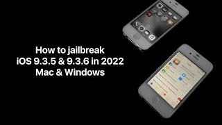 How to Jailbreak iOS 9.3.5 & 9.3.6 in 2024 (Mac & Windows)
