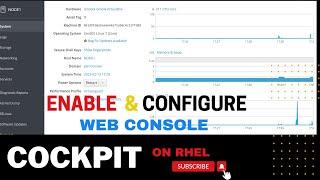 How to enable and configure web console (Cockpit) on RHEL | Install RHEL 8 Cockpit web console